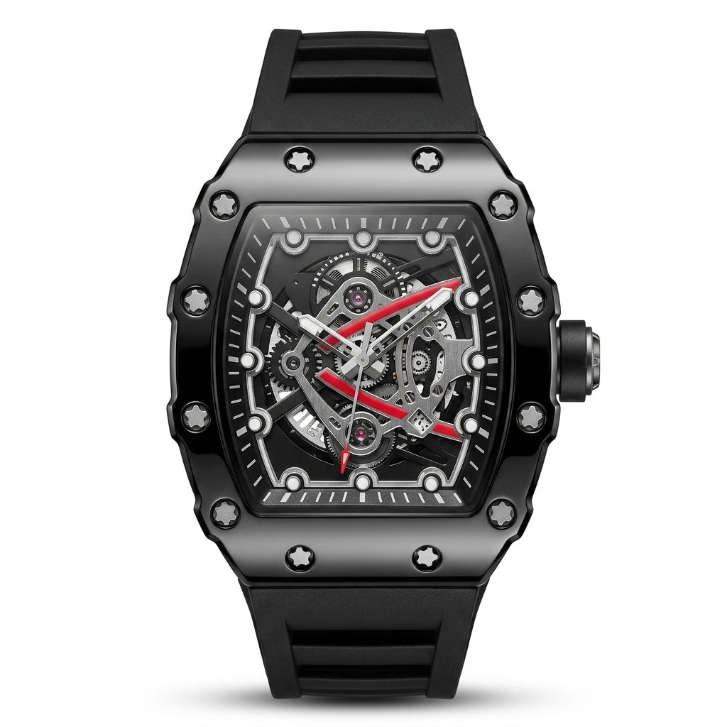 Apex Skeleton Black Edition Watch