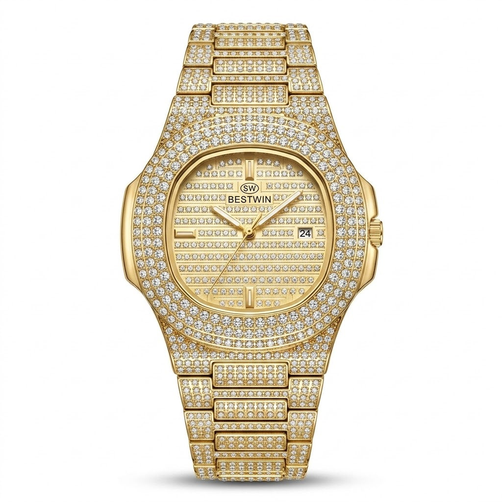 Bestwin Iced Gold Watch