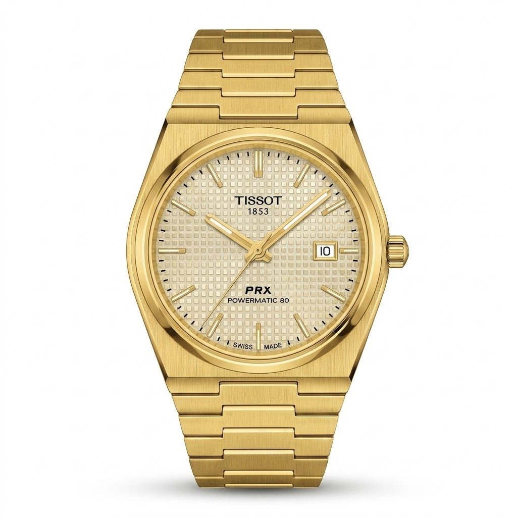 Tissot PRX Gold Tone Watch