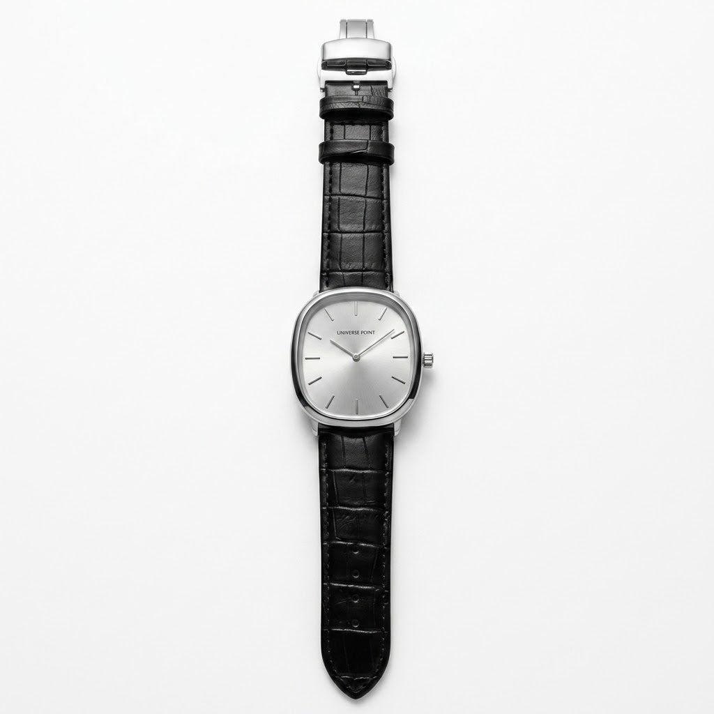 Universe Point Classic Dress Watch – Silver Dial